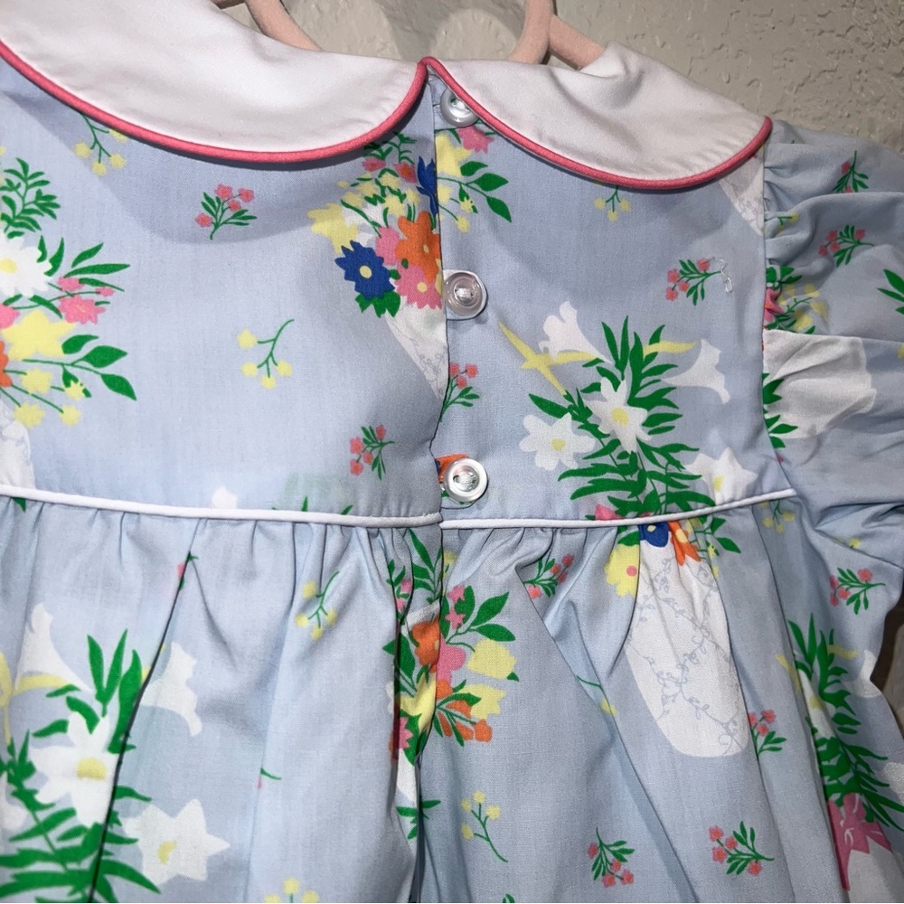 2T The Beaufort Bonnet Company Uplifting Lilies holly day dress - NWT - Picture 6 of 8